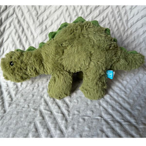 Manhattan Toy Green Dinosaur Stegosaurus Plush 12” Soft Stuffed Animal Jurassic
